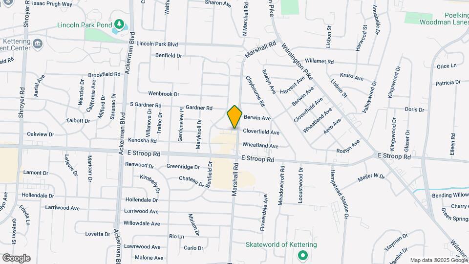1280 Cloverfield Ave Map and Location Details