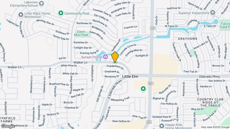 2627 Powderhorn Dr Map and Location Details