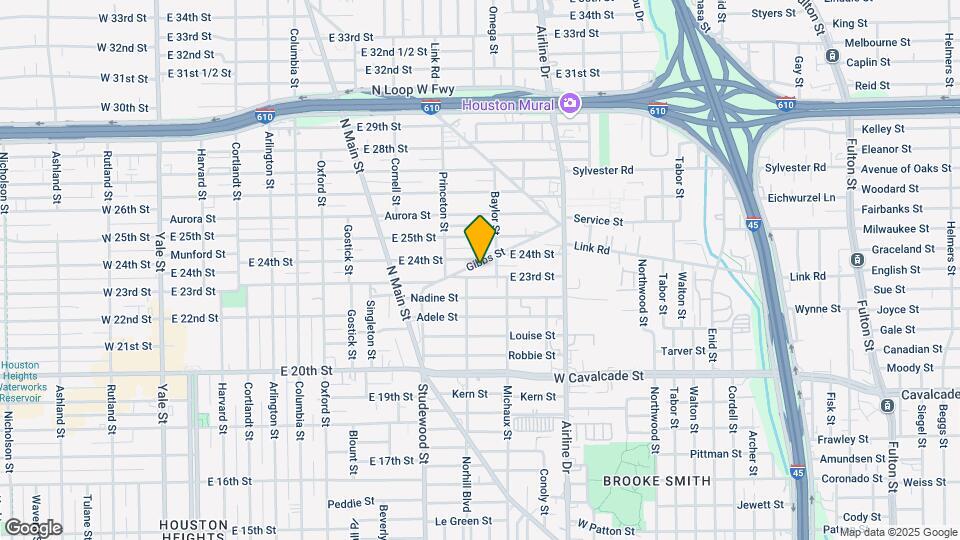 1015 E 23rd St Map and Location Details