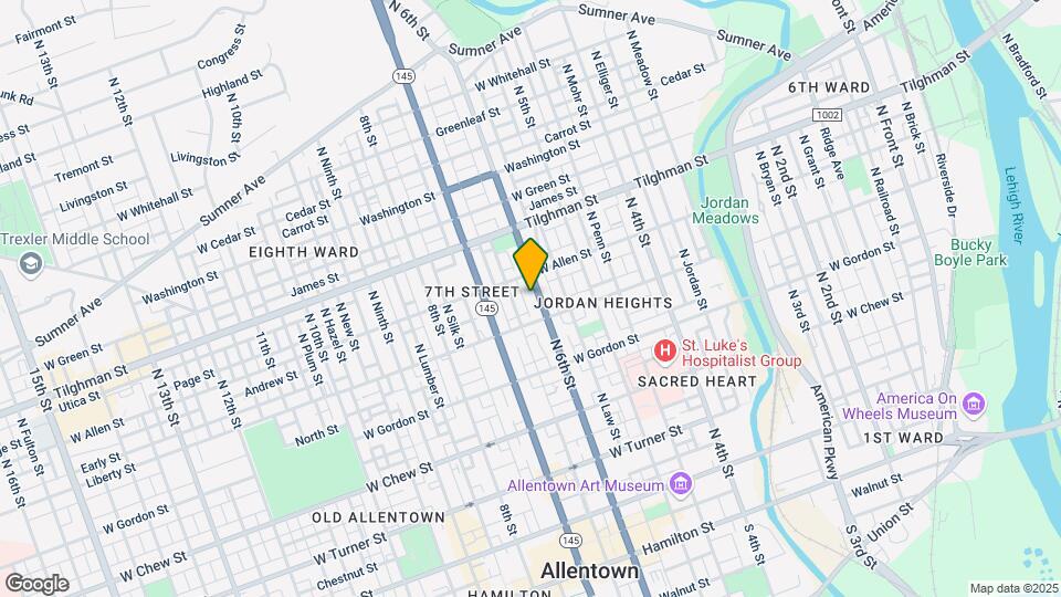 526 N 6th St Map and Location Details