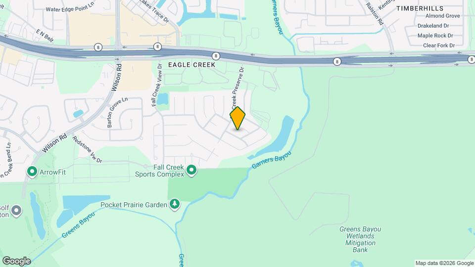 10023 Thicket Park Ln Map and Location Details
