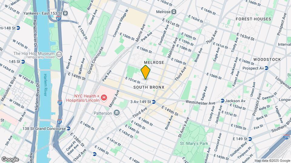623 Courtlandt Ave Mapa y Detalles de la Ubicación