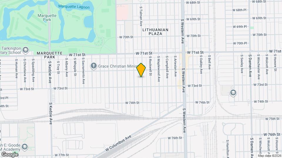 7228 S Talman Ave, Unit Garden Map and Location Details