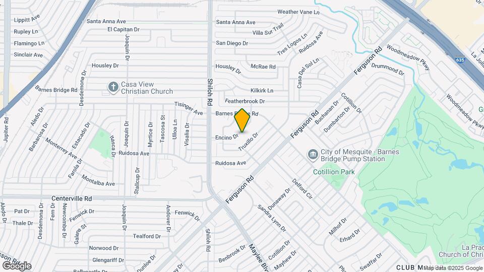 3034 Encino Dr Map and Location Details