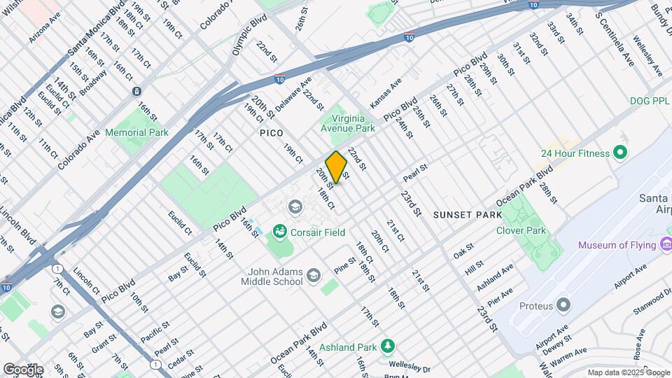 2215 20th St. Santa Monica-1bed/1bath Map and Location Details