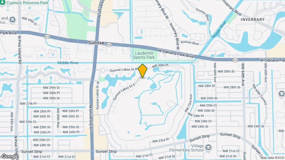 3048 Sunrise Lakes Dr E, Unit 311 Map and Location Details