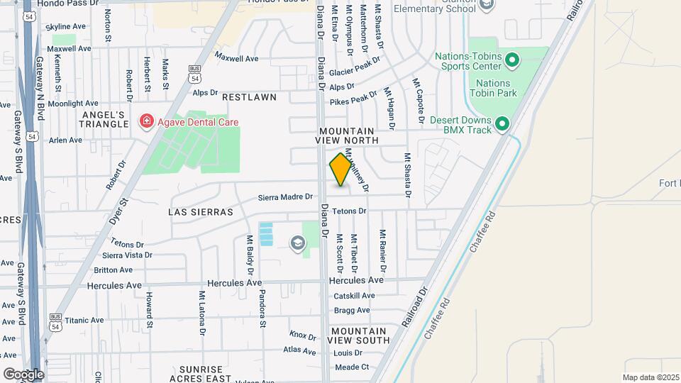 5017 Sierra Madre Dr Map and Location Details