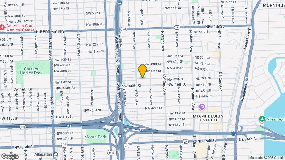 400 NW 47th St Map and Location Details