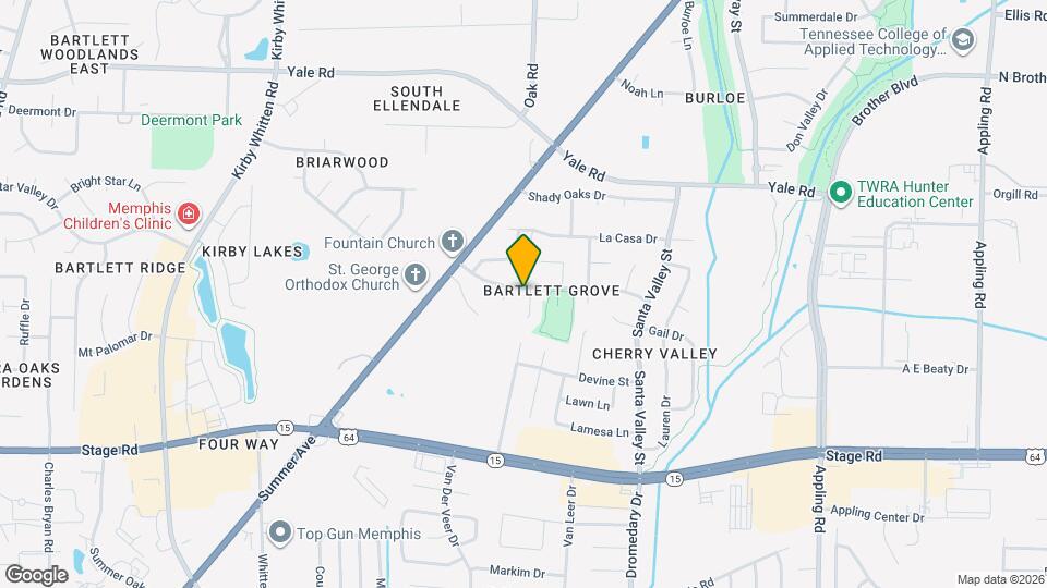 7105 Santa Cruz Dr Map and Location Details