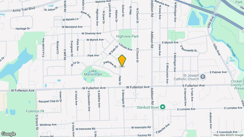 303 S Hale St Map and Location Details