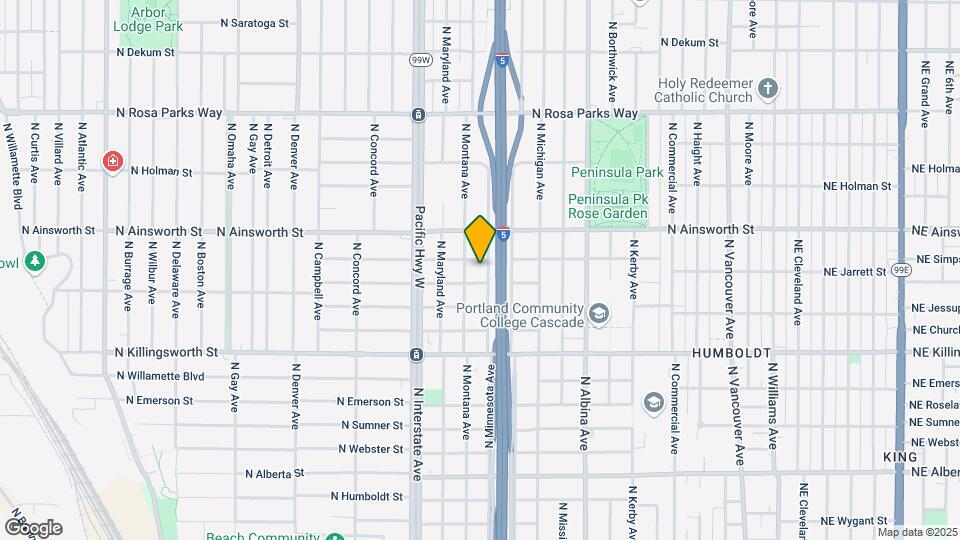 5825 N Minnesota Ave Map and Location Details