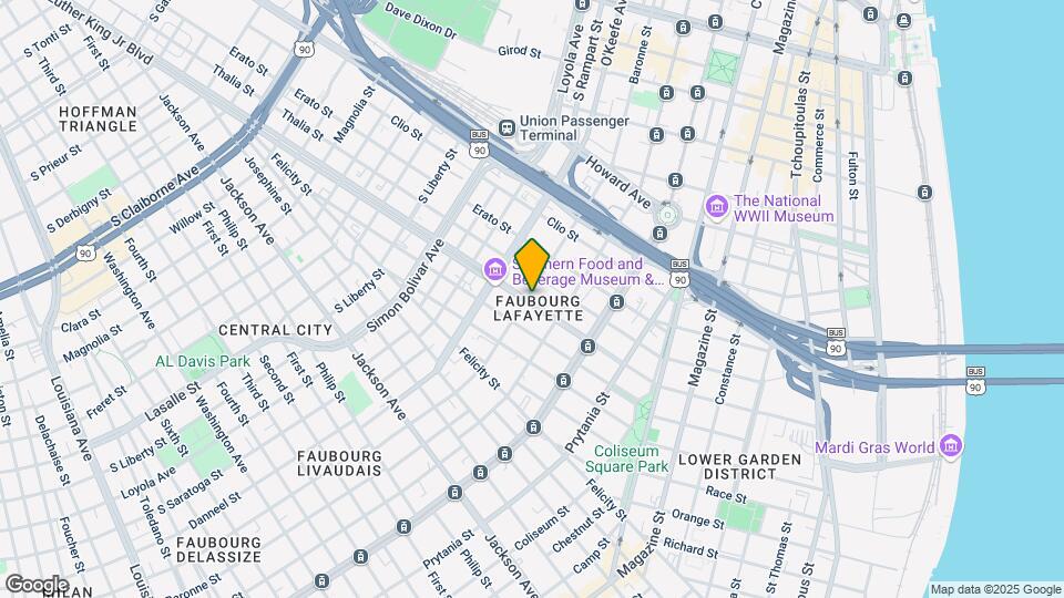 1432 Baronne St Map and Location Details