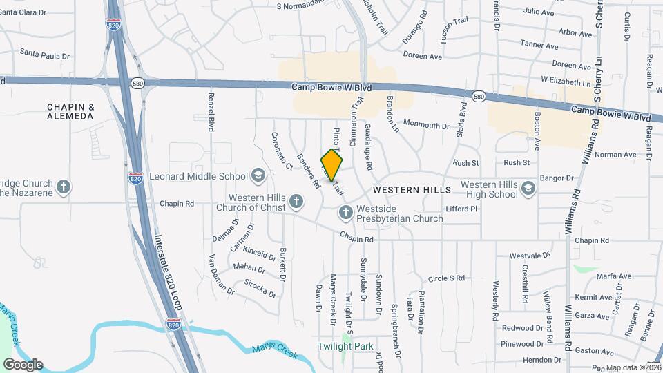 3558 Paint Trail Map and Location Details