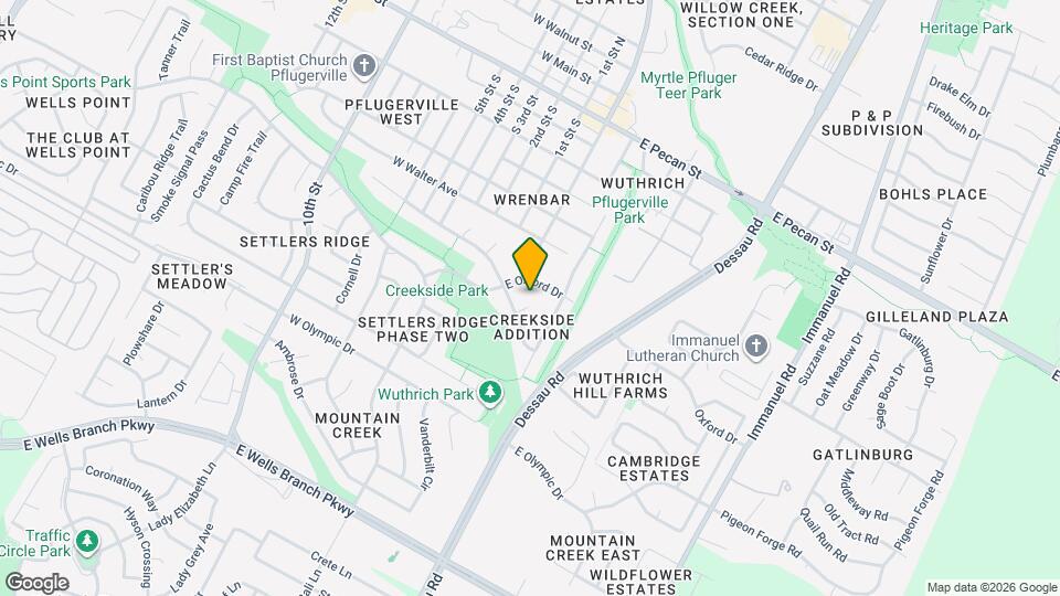 602 Vogue Cove Map and Location Details