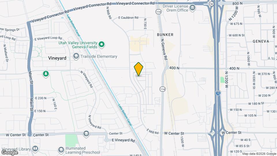 662 E 355 N Map and Location Details