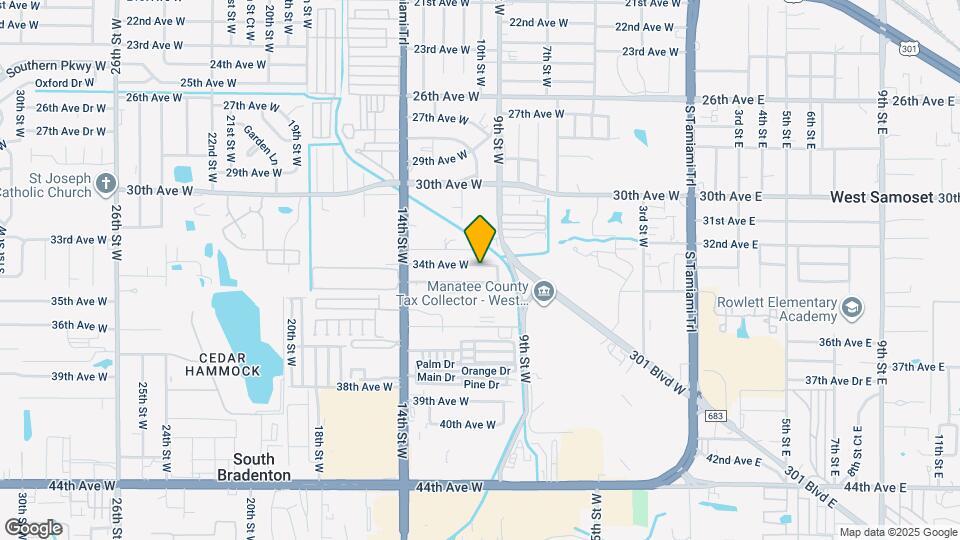 1003 34th Ave W Map and Location Details