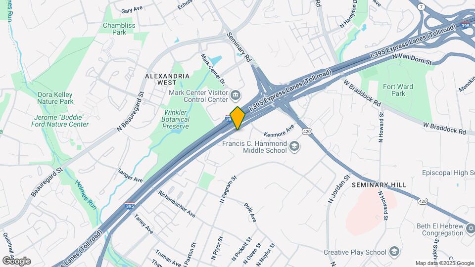 1637 N Van Dorn St Map and Location Details