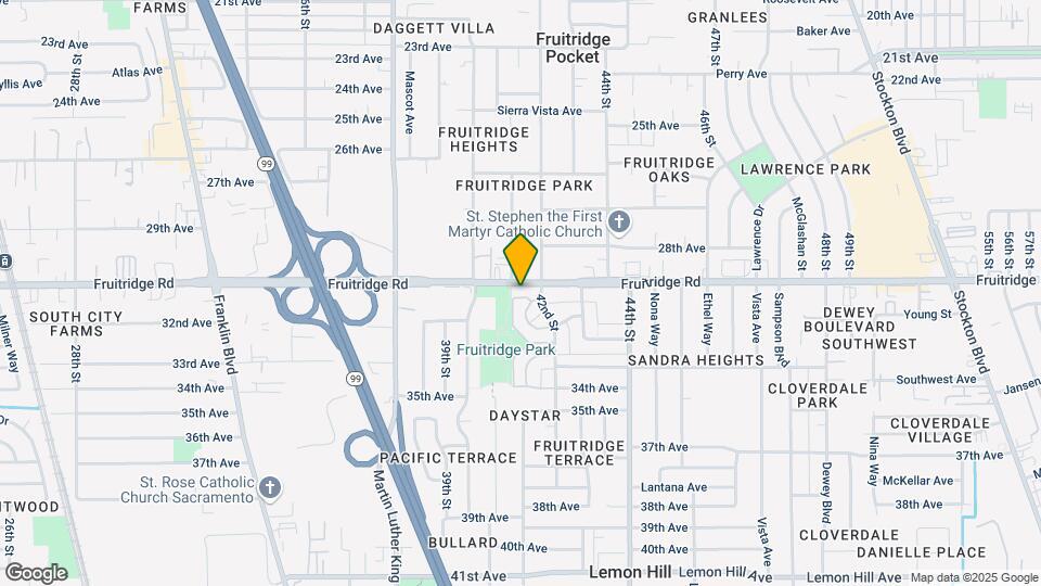 4034 Fruitridge Rd Map and Location Details