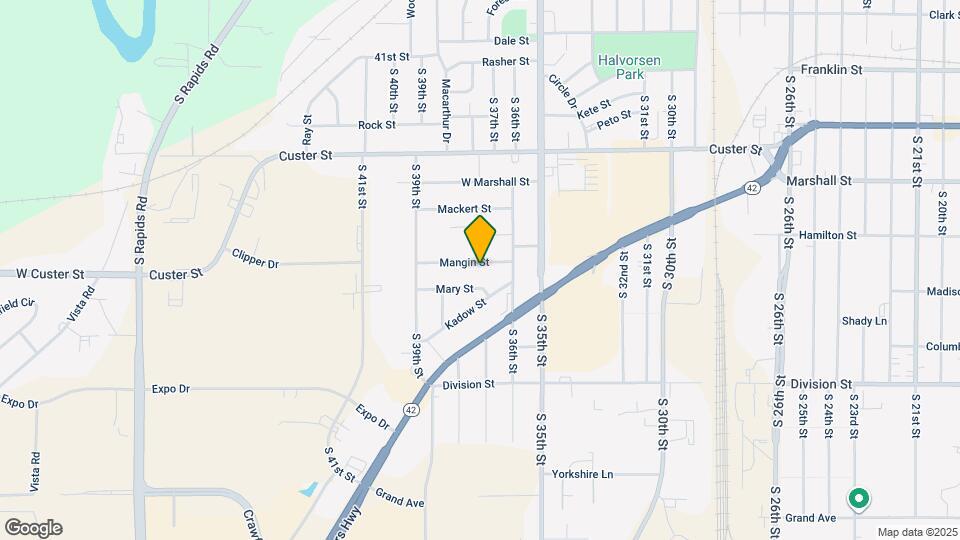 3711 Mangin St, Unit 3711 Map and Location Details