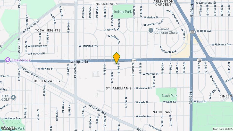 3955 N 86th St Map and Location Details