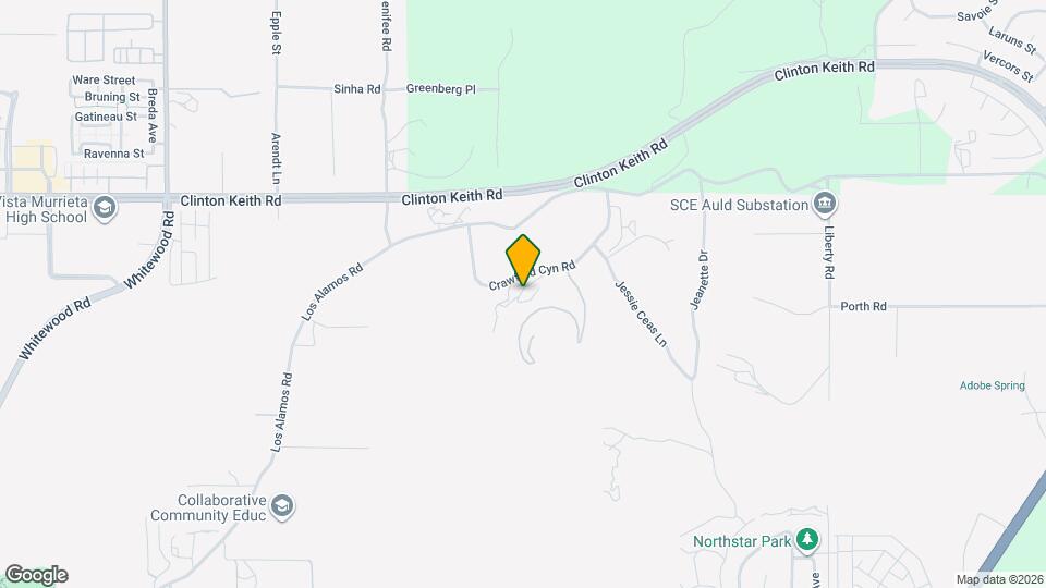 29225 Crawford Cyn Rd Map and Location Details