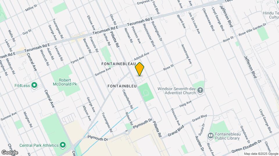 2592 Pillette Rd Map and Location Details