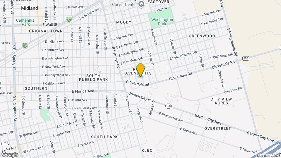 808 S Madison St Map and Location Details