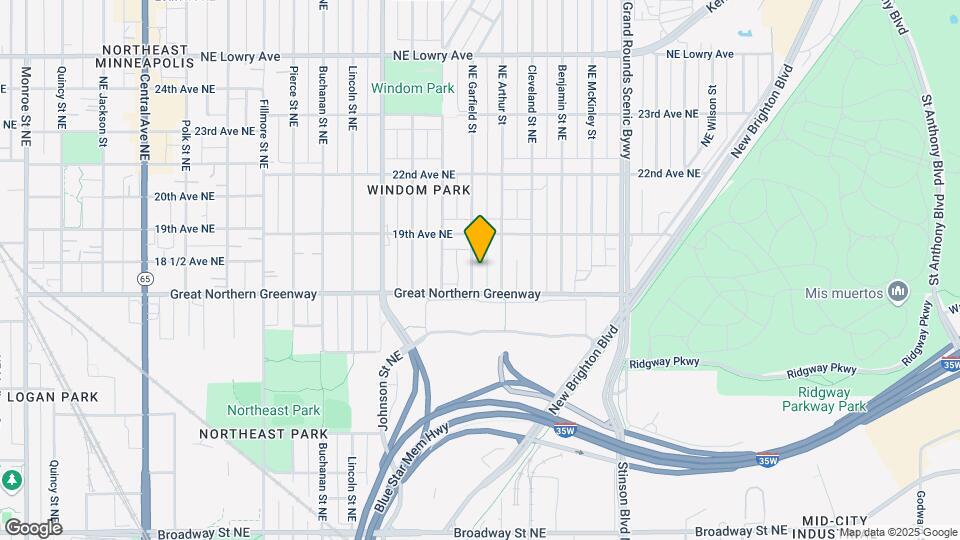 1825 Garfield St NE Mapa y Detalles de la Ubicación