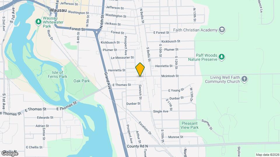 831 McIntosh St, Unit A Mapa y Detalles de la Ubicación