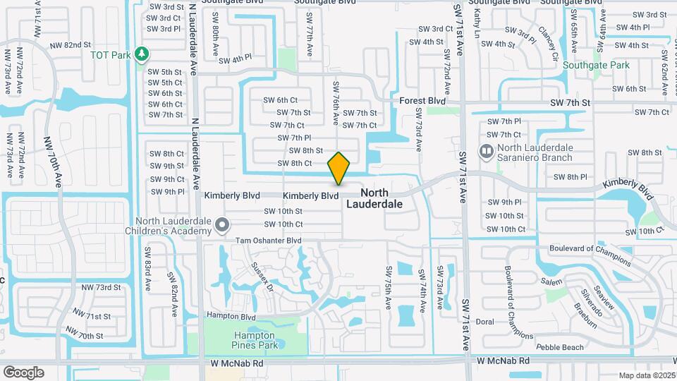 7603 Kimberly Blvd Map and Location Details