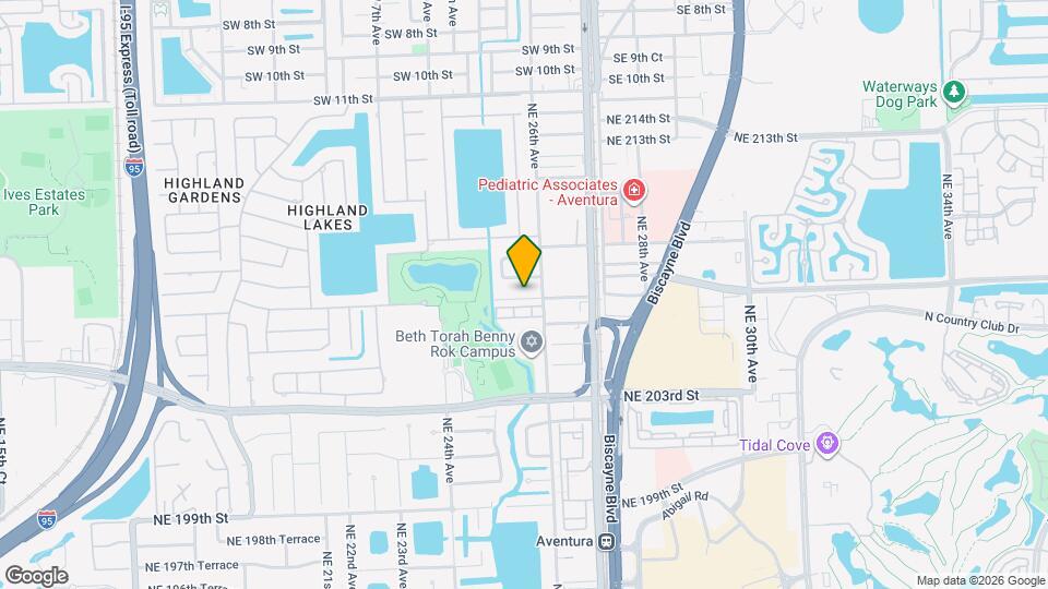 2545 NE 207th St Map and Location Details