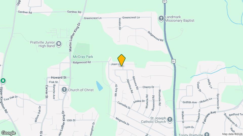 732 Mimosa Rd Map and Location Details