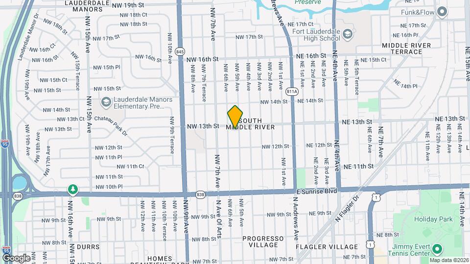 1235 NW 5th Ave Mapa y Detalles de la Ubicación