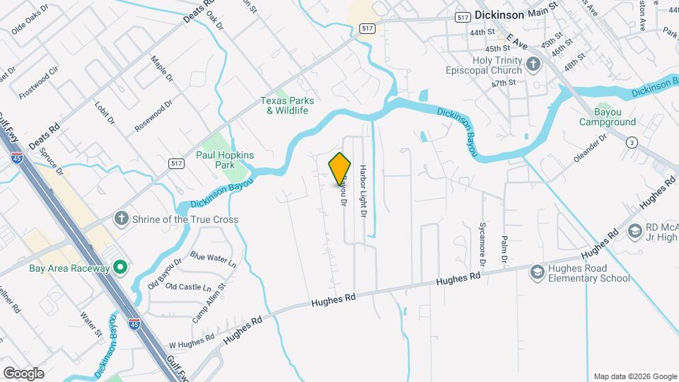 5118 Bayou Dr Map and Location Details