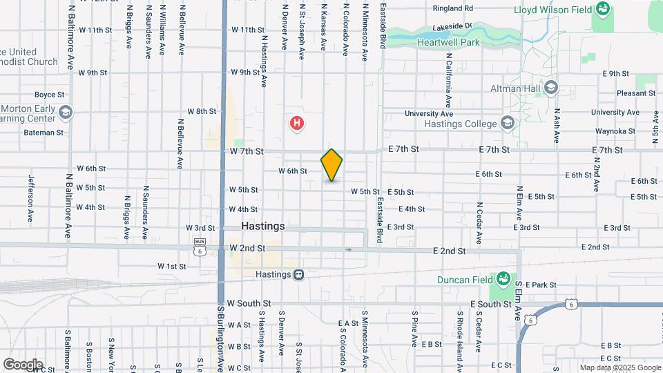 314 W 5th St Map and Location Details