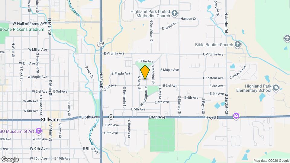 220 S Arrington Dr Map and Location Details