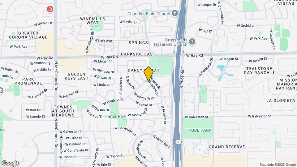 792 N Lisbon Dr Map and Location Details