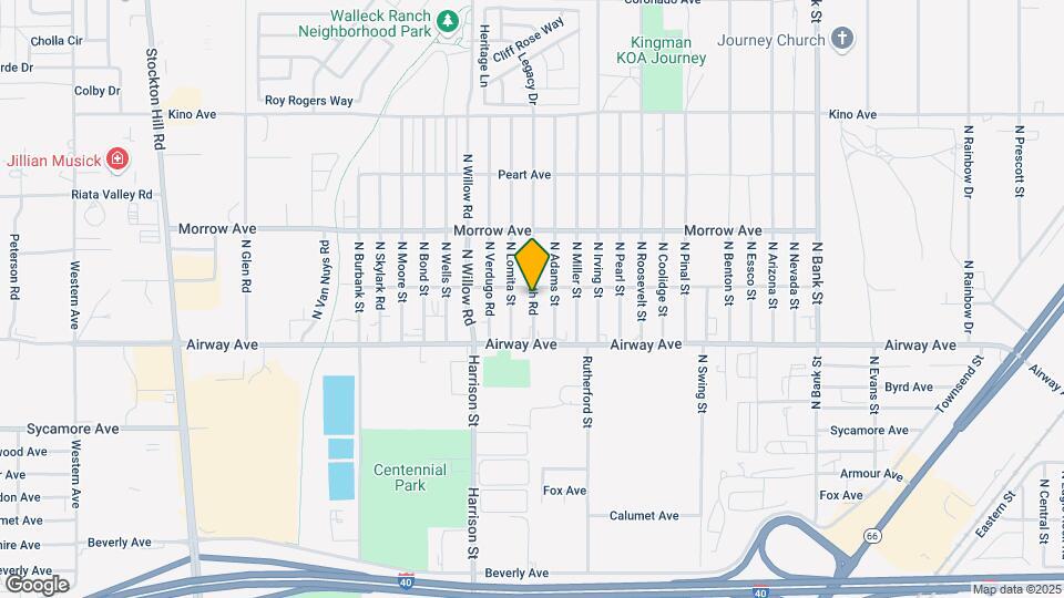 3555 N Kenneth Rd Map and Location Details