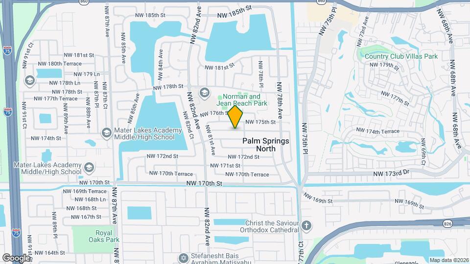 7930 NW 174th Terrace Map and Location Details