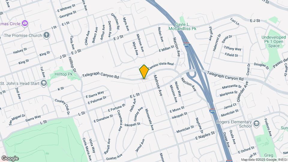 205 Camlau Dr Map and Location Details