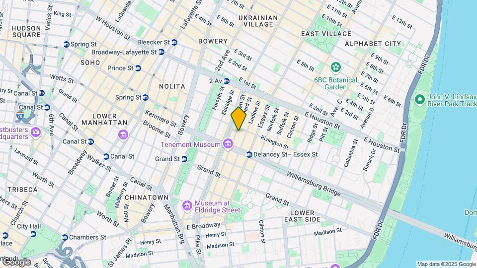 138 Orchard St Mapa y Detalles de la Ubicación