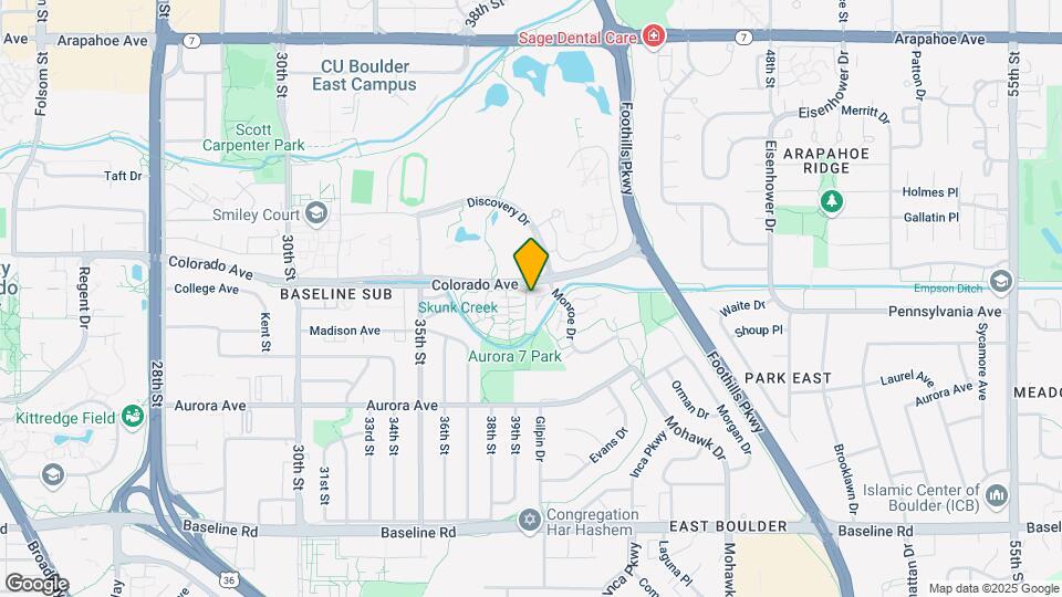 1179 Monroe Dr Map and Location Details