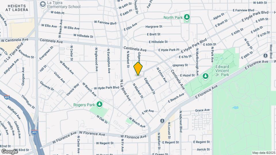 223 E Hyde Park Blvd Mapa y Detalles de la Ubicación