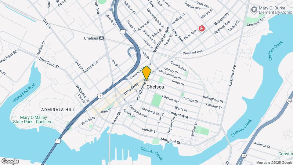 165 Hawthorne St Map and Location Details