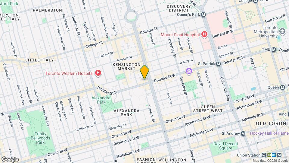 526 Dundas St W Map and Location Details