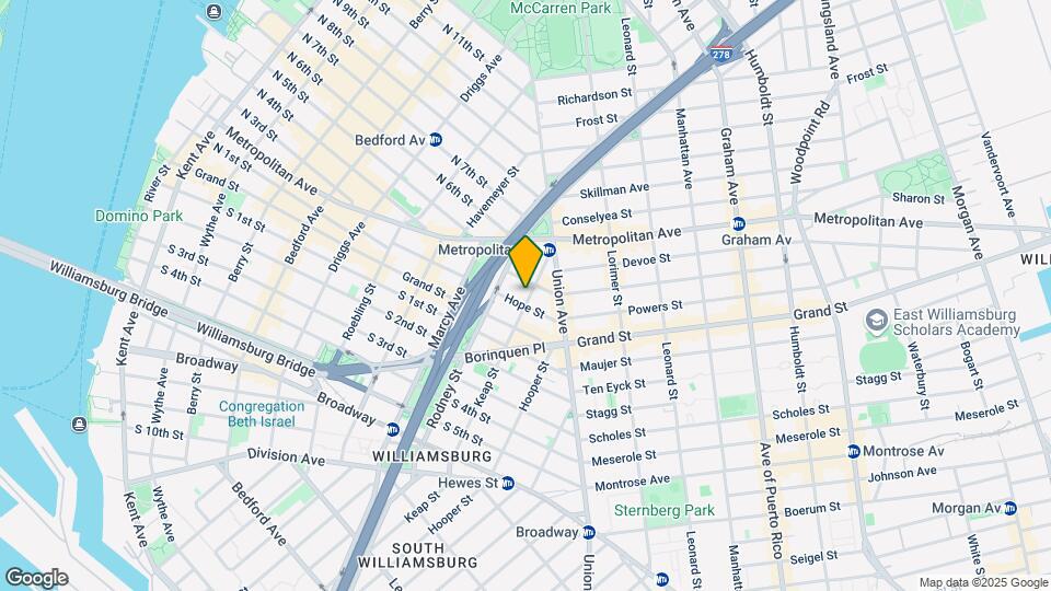 447-449 Keap St Mapa y Detalles de la Ubicación