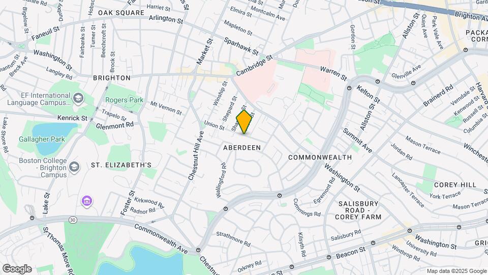 41 Brighton Ave Map and Location Details