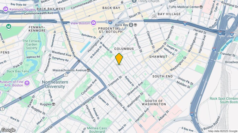 39 Rutland Sq Map and Location Details