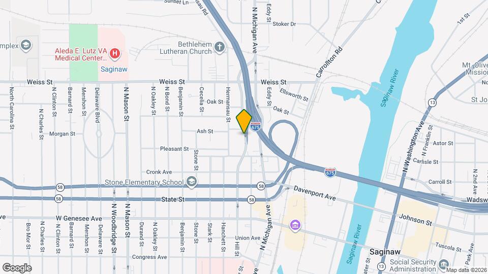 2437 Schaefer St Mapa y Detalles de la Ubicación