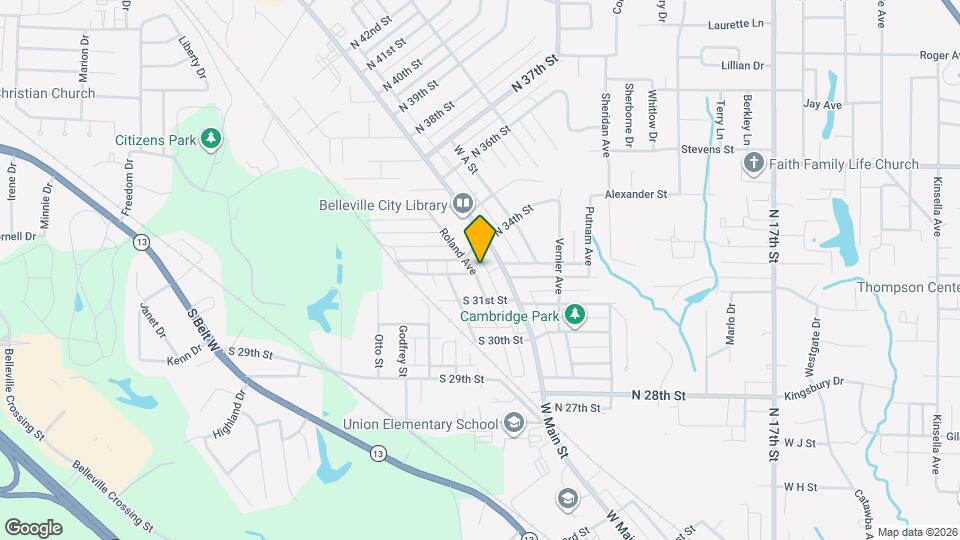 3201 Roland Ave, Unit 3201 Map and Location Details